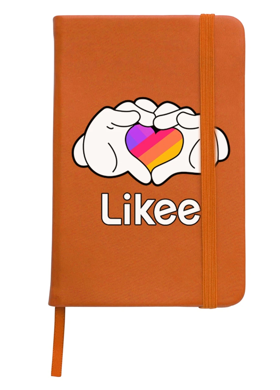 Блокнот А5 Likee Помаранчевий (92228-1711-OG) MobiPrint (257327527)