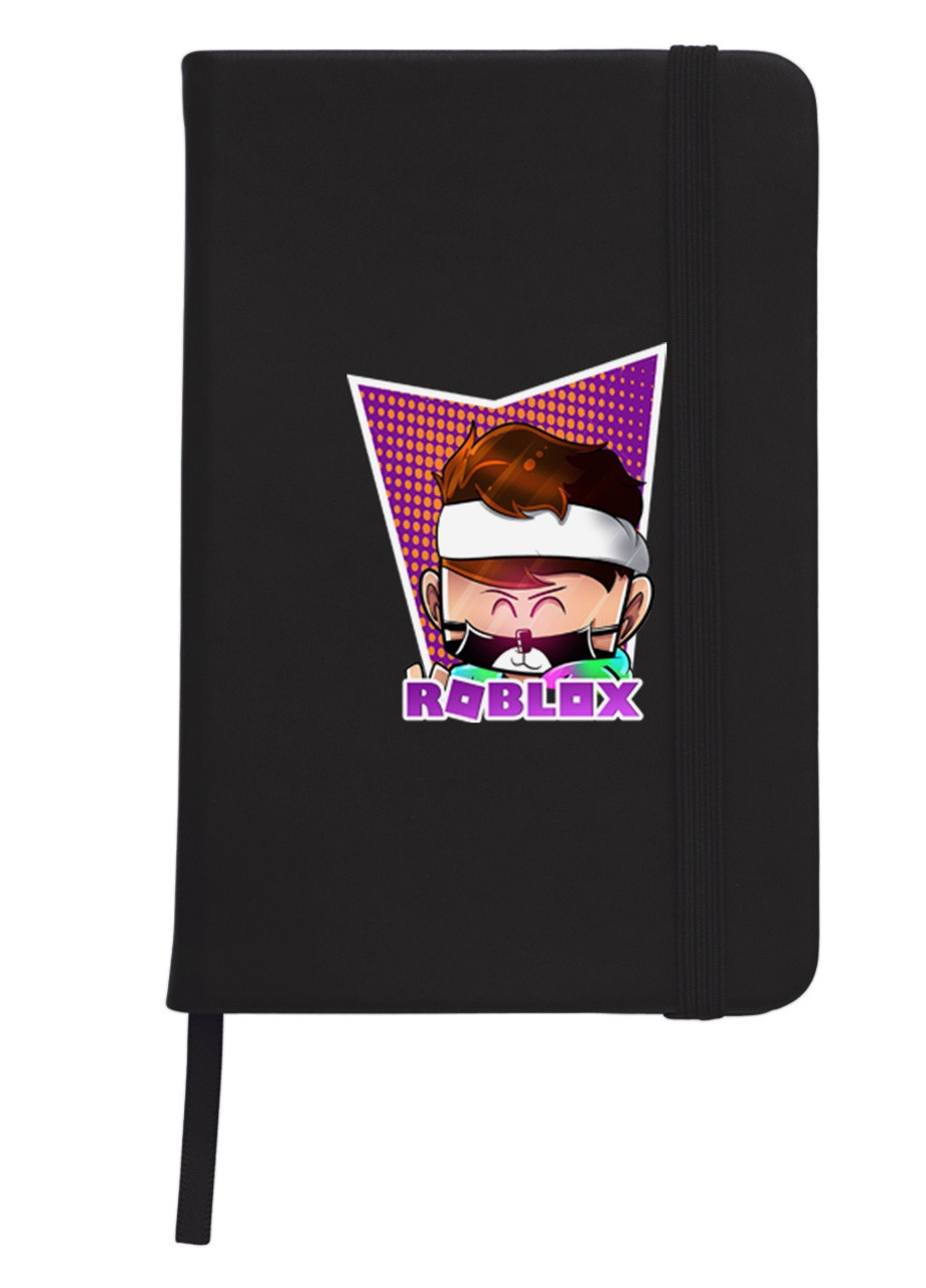 Блокнот А5 Roblox Чорний (92228-1221-BK) MobiPrint (257324546)
