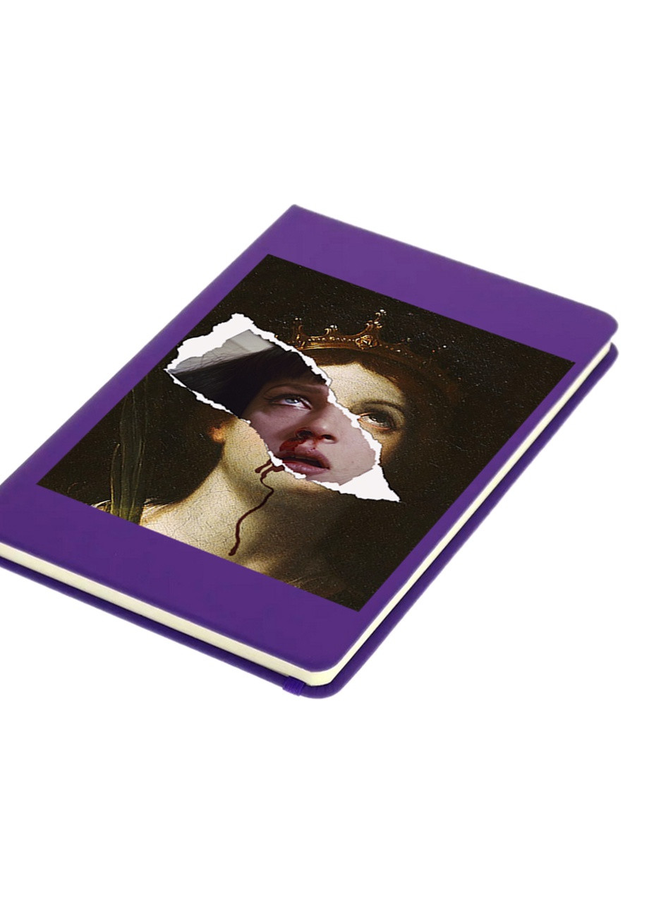 Блокнот А5 Ума Турман (Pulp Fiction) Фиолетовый (92228-1587-PU) MobiPrint (257327800)