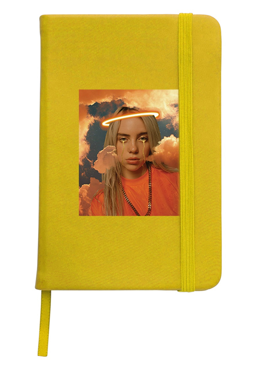 Блокнот А5 Біллі Айліш (Billie Eilish) Жовтий (92228-1600-SY) MobiPrint (257322542)