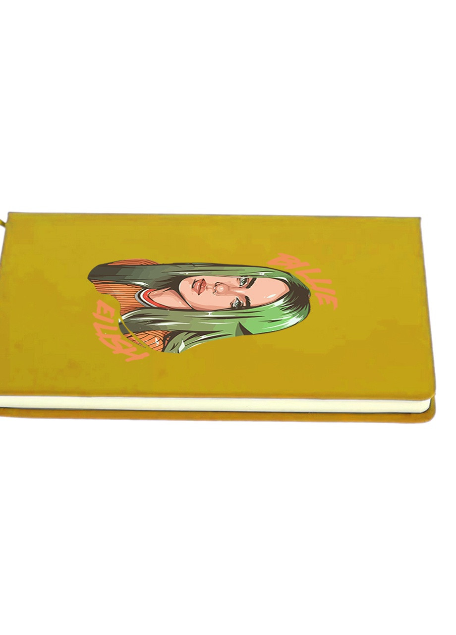 Блокнот А5 Біллі Айліш (Billie Eilish) Жовтий (92228-1599-SY) MobiPrint (257324816)