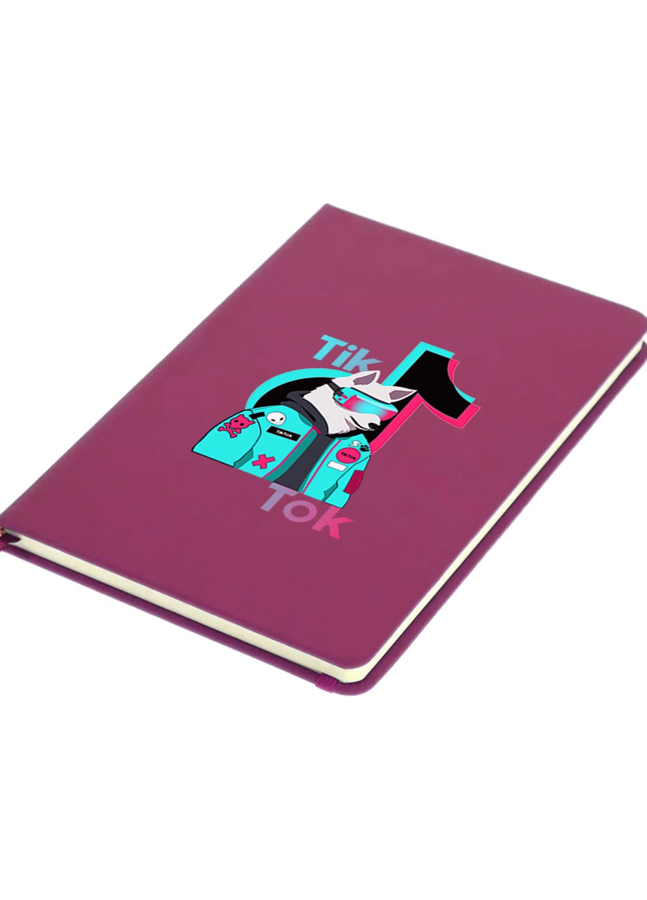 Блокнот А5 Тик Ток (Tik Tok Dog) Малиновый (92228-1645-FU) MobiPrint (257322724)