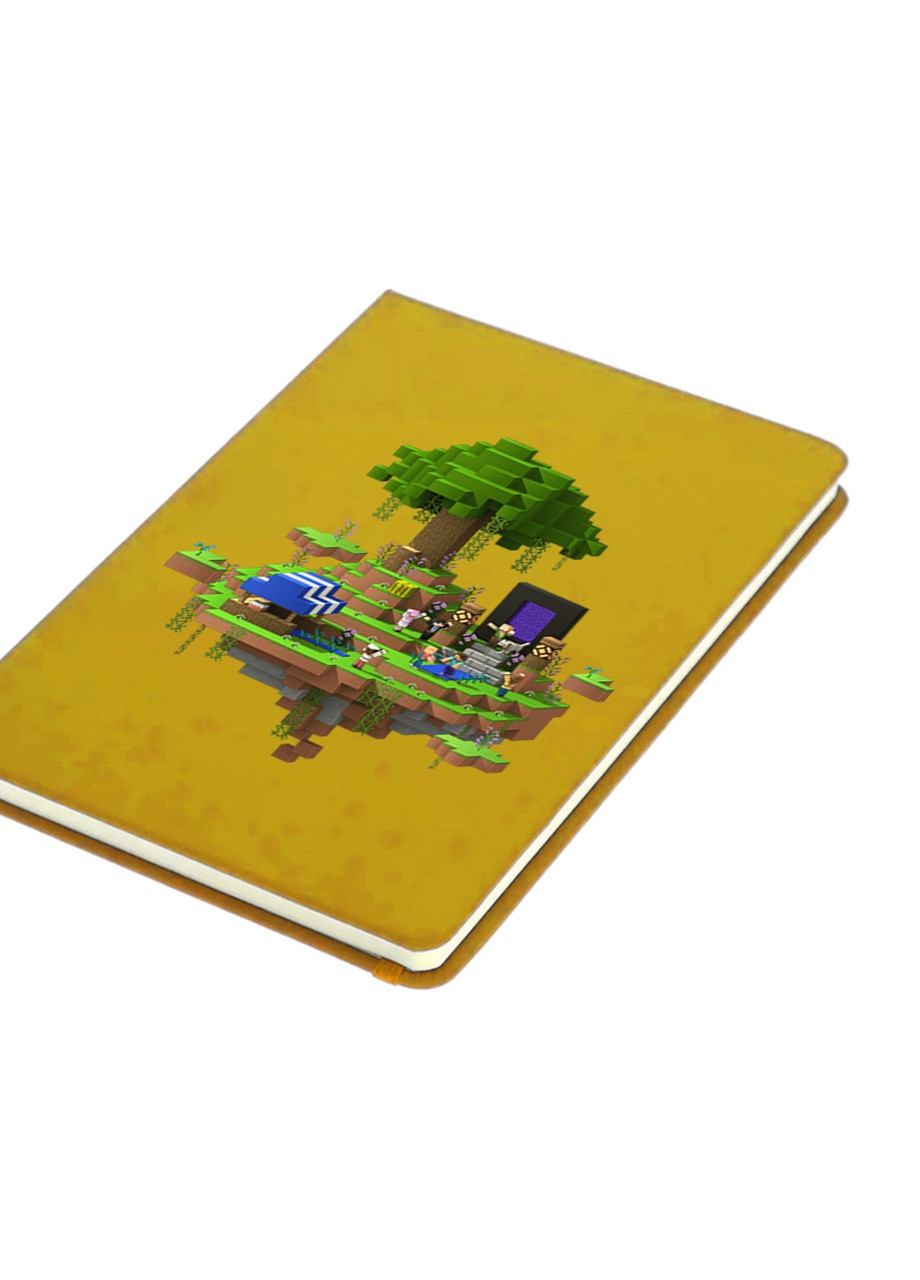 Блокнот А5 Майнкрафт (Minecraft) Желтый (92228-1177-SY) MobiPrint (257328015)