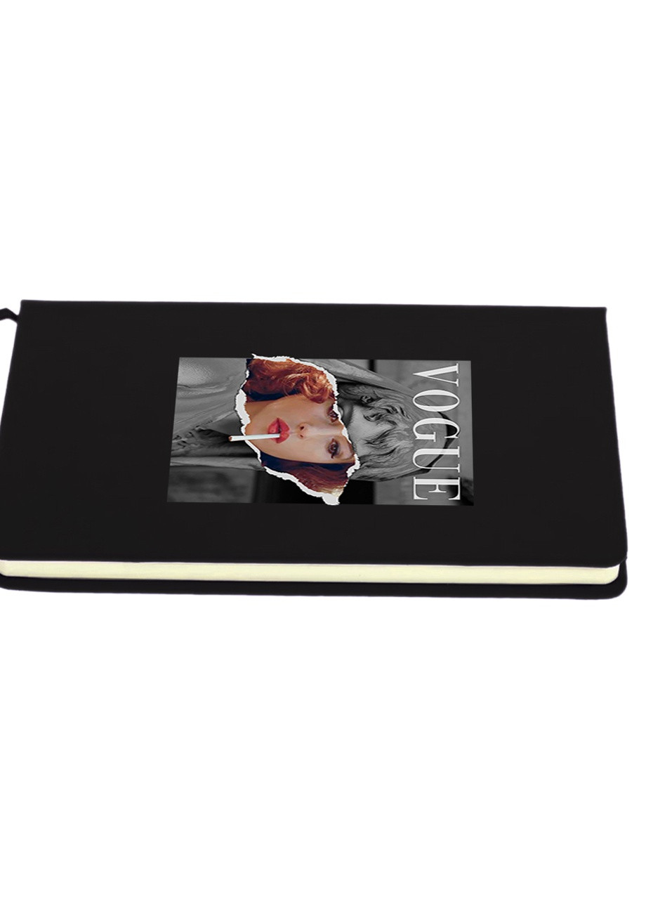 Блокнот А5 Моніка Беллуччі (Monica Bellucci) Чорний (92228-1588-BK) MobiPrint (257329105)