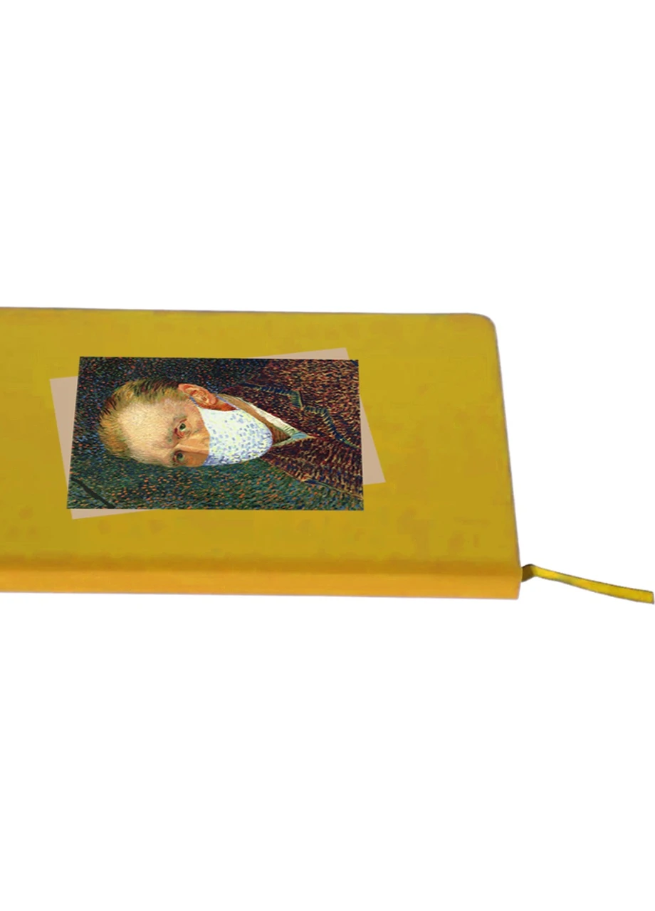 Блокнот А5 ван Гог Жовтий (92228-1415-SY) MobiPrint (257324787)