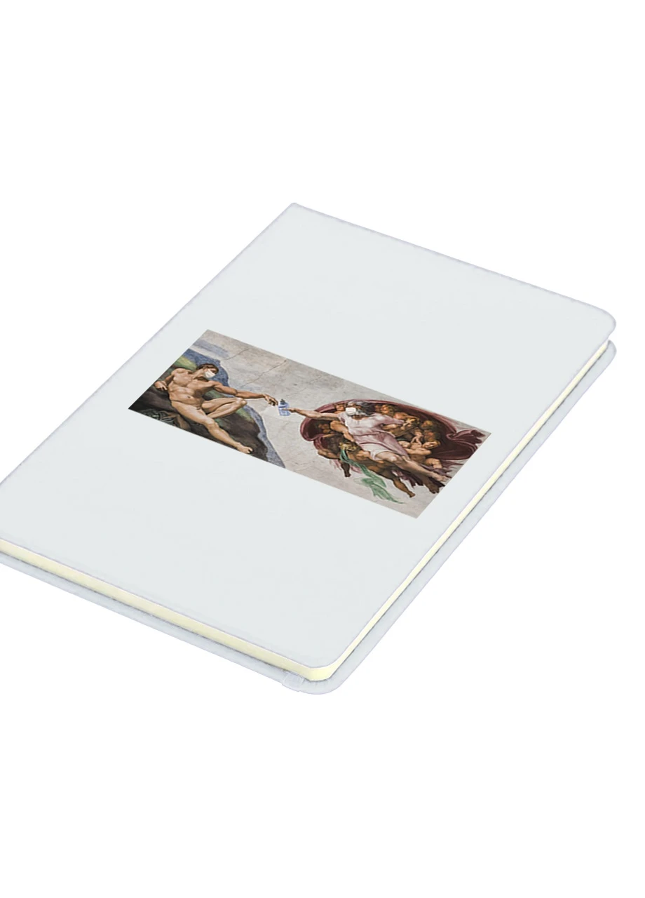 Блокнот А5 Божественное прикосновение Белый (92228-1414-WT) MobiPrint (257325681)