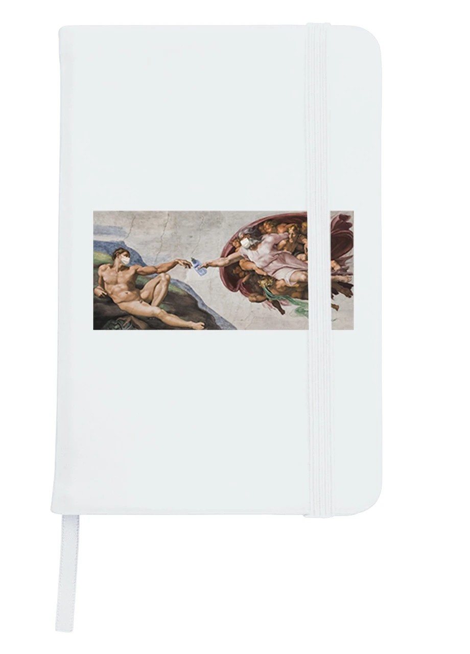 Блокнот А5 Божественное прикосновение Белый (92228-1414-WT) MobiPrint (257325681)
