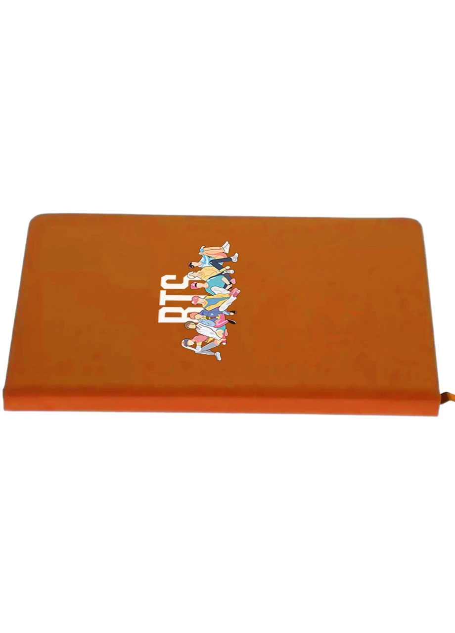 Блокнот А5 БТС (BTS) Помаранчевий (92228-1061-OG) MobiPrint (257322058)