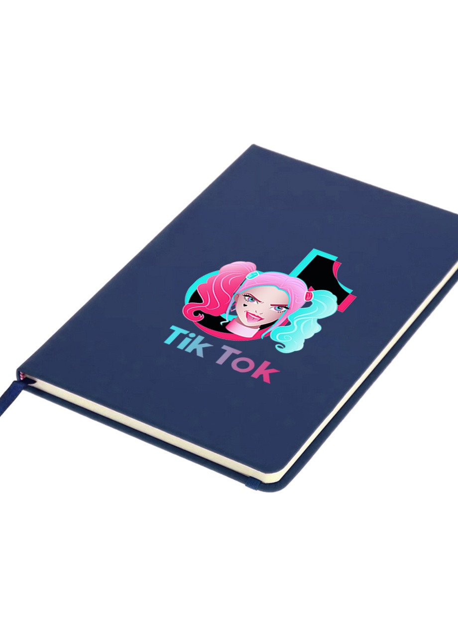Блокнот А5 Тік Струм (Tik Tok Harley Quinn) Темно-синій (92228-1646-NB) MobiPrint (257326086)
