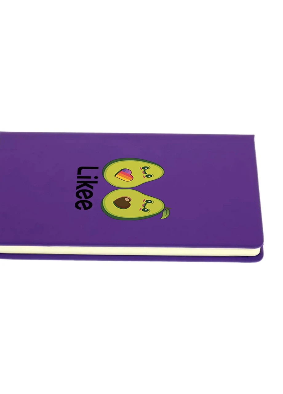 Блокнот А5 Лайк Авокадо (Likee Avocado) Фіолетовий (92228-1031-PU) MobiPrint (257321725)