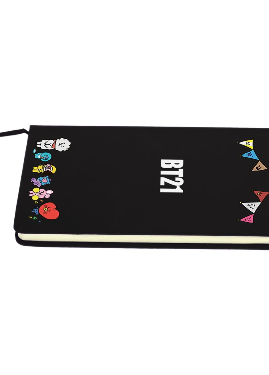 Блокнот А5 БТС (BTS) Чорний (92228-1168-BK) MobiPrint (257324037)