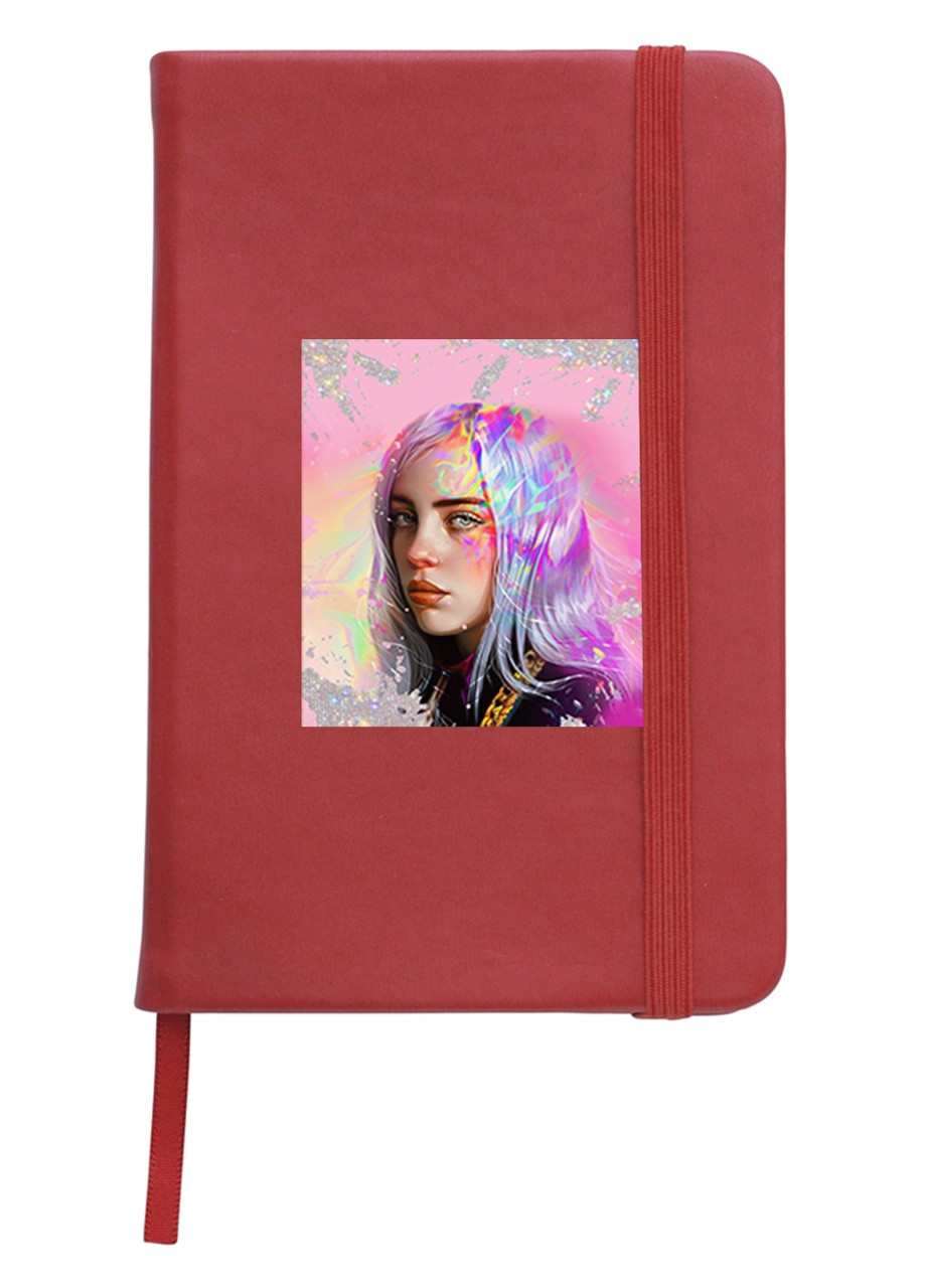 Блокнот А5 Билли Айлиш (Billie Eilish) Красный (92228-1604-RD) MobiPrint (257321394)