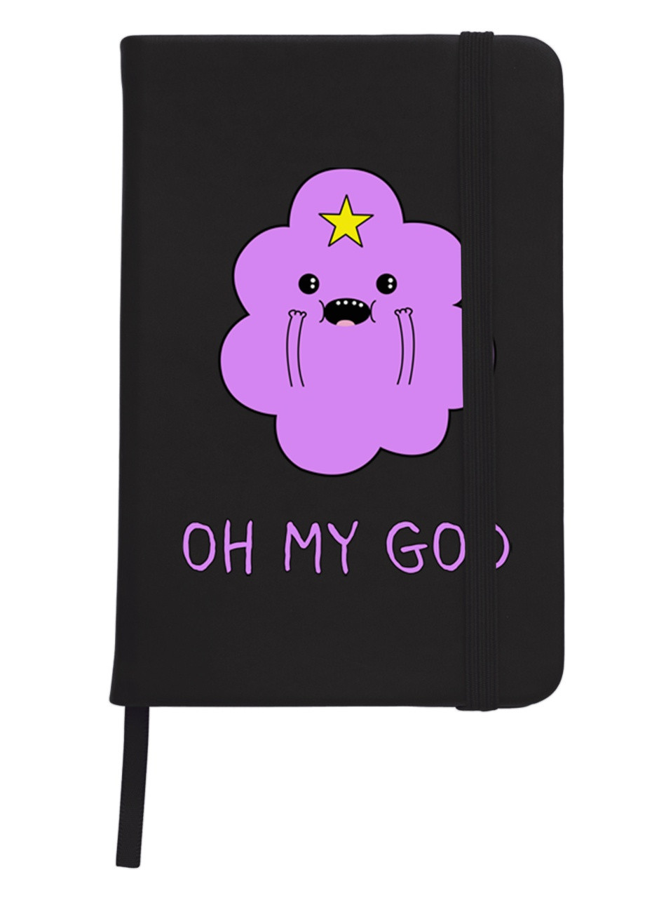 Блокнот А5 Принцеса пухирця (Lumpy Space Princess) Чорний (92228-1575-BK) MobiPrint (257323956)