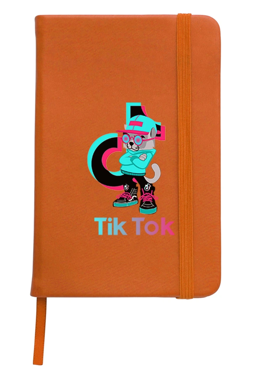 Блокнот А5 Тік Тік (Tik Tok Cat) Помаранчевий (92228-1644-OG) MobiPrint (257323588)
