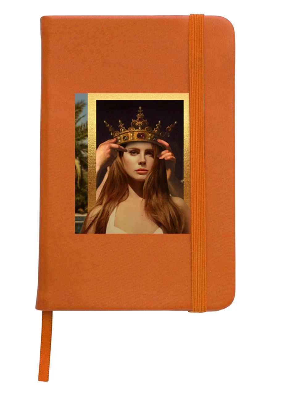 Блокнот А5 Лана дел Рей (Lana Del Rey) Оранжевый (92228-1590-OG) MobiPrint (257322430)