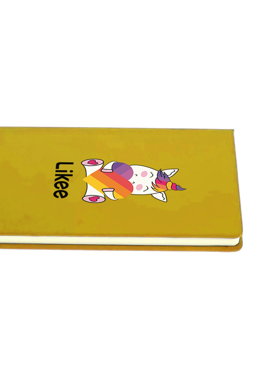 Блокнот А5 Лайк Єдиноріг (Likee Unicorn) Жовтий (92228-1037-SY) MobiPrint (257328259)