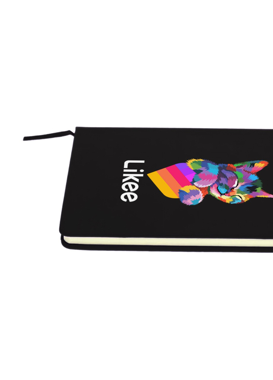 Блокнот А5 Лайк Котик (Likee Cat) Черный (92228-1040-BK) MobiPrint (257324366)