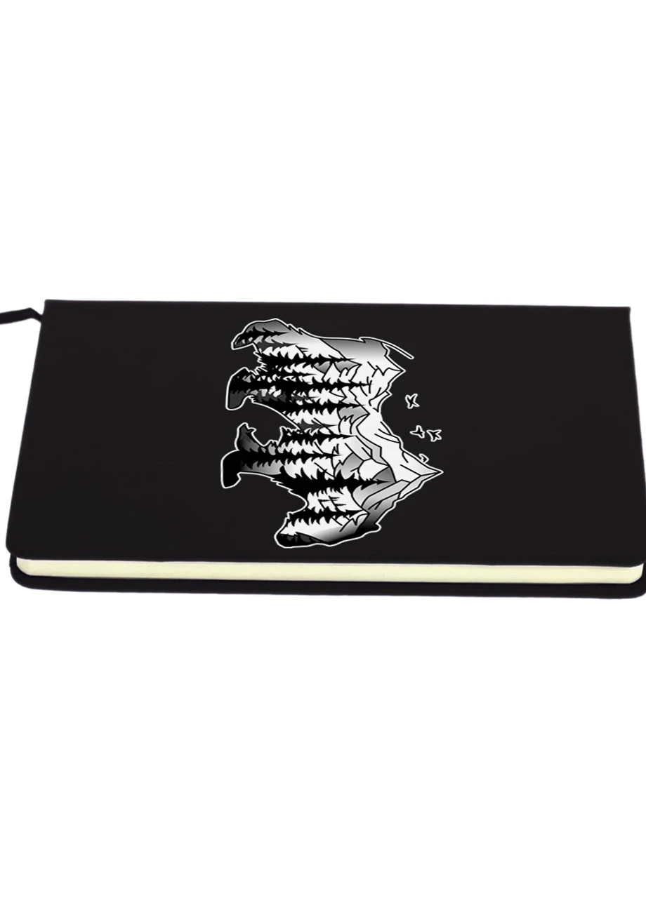 Блокнот А5 Медведь Черный (92228-1988-BK) MobiPrint (257328011)