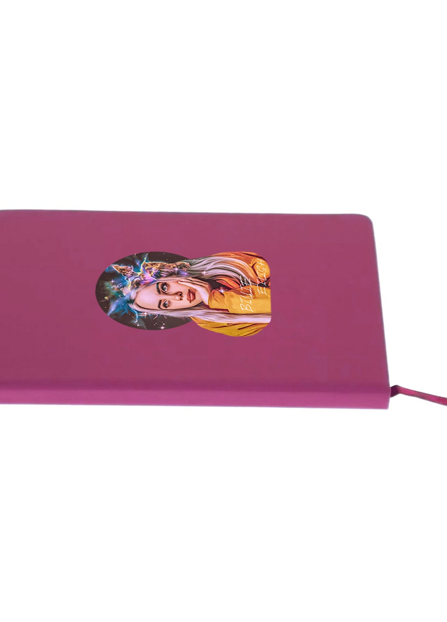 Блокнот А5 Біллі Айліш (Billie Eilish) Малиновий (92228-1605-FU) MobiPrint (257323279)