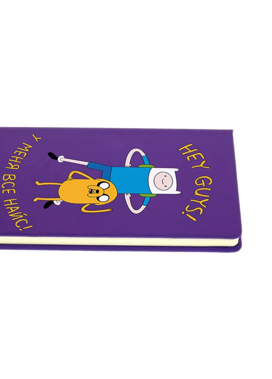 Блокнот А5 Финн и Джейк пес (Finn & Jake the dog) Фиолетовый (92228-1579-PU) MobiPrint (257324747)