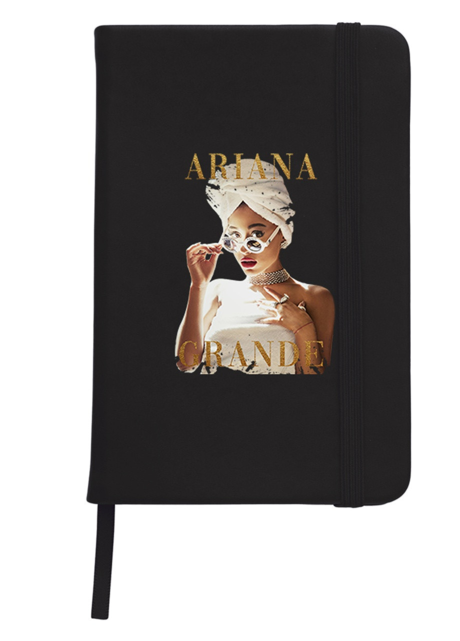 Блокнот А5 Ариана Гранде (Ariana Grande) Черный (92228-1623-BK) MobiPrint (257325705)