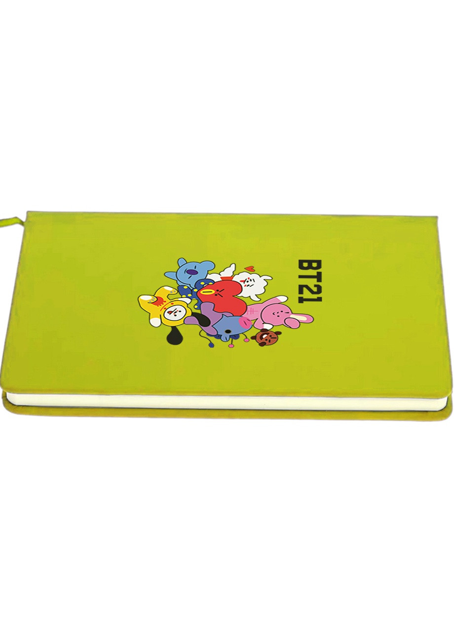 Блокнот А5 БТС (BTS) Салатовий (92228-1166-LM) MobiPrint (257325561)