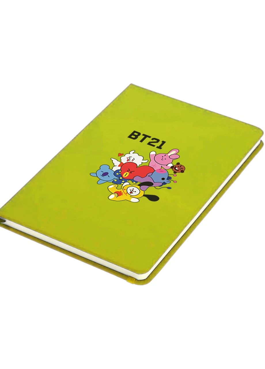Блокнот А5 БТС (BTS) Салатовий (92228-1166-LM) MobiPrint (257325561)