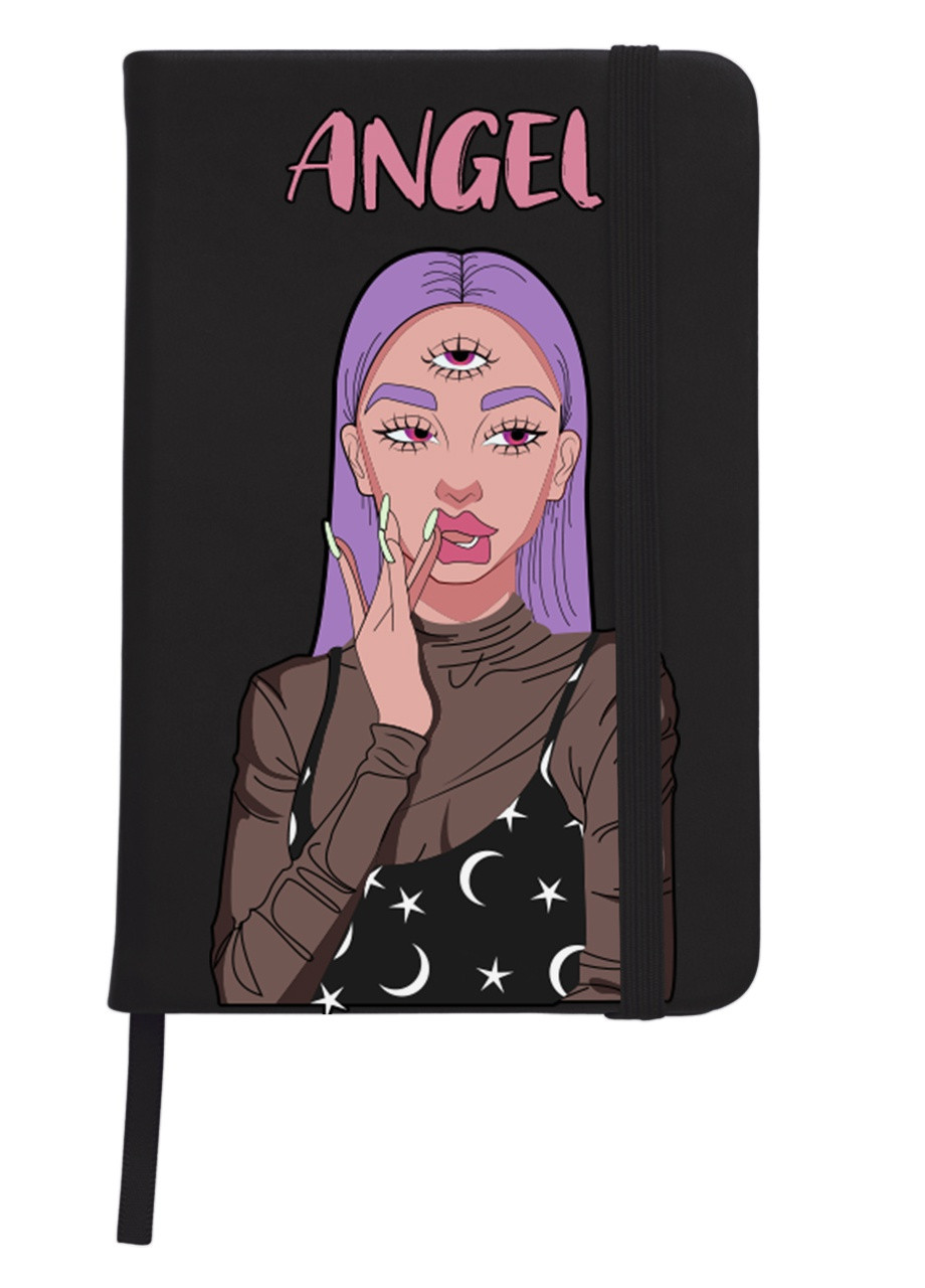Блокнот А5 Angel Чорний (92228-1635-BK) MobiPrint (257322614)