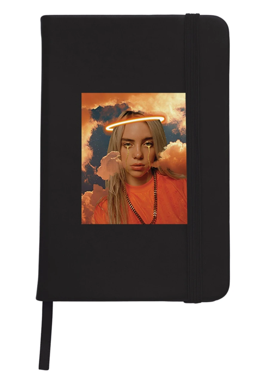 Блокнот А5 Біллі Айліш (Billie Eilish) Чорний (92228-1600-BK) MobiPrint (257323115)