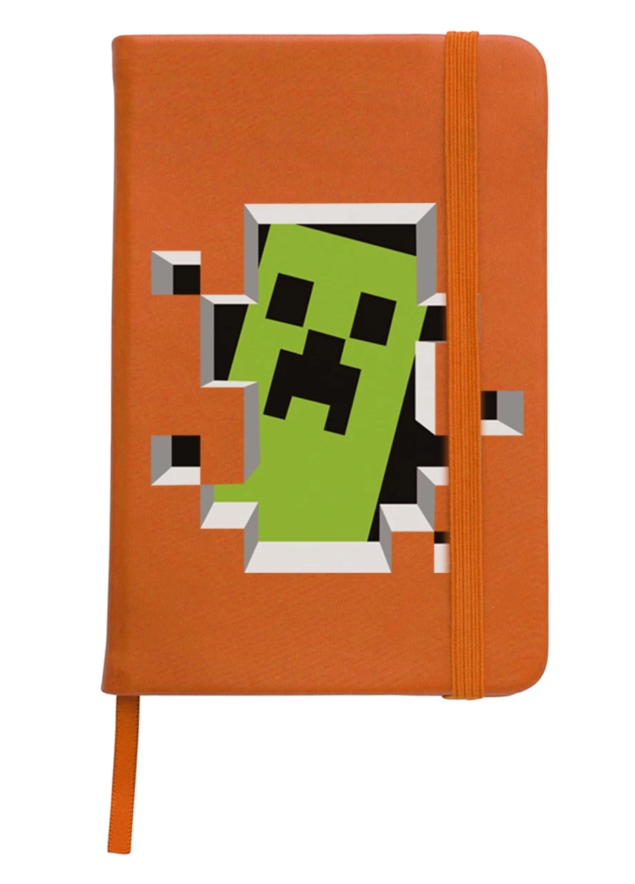 Блокнот А5 Minecraft Оранжевый (92228-1709-OG) MobiPrint (257328241)