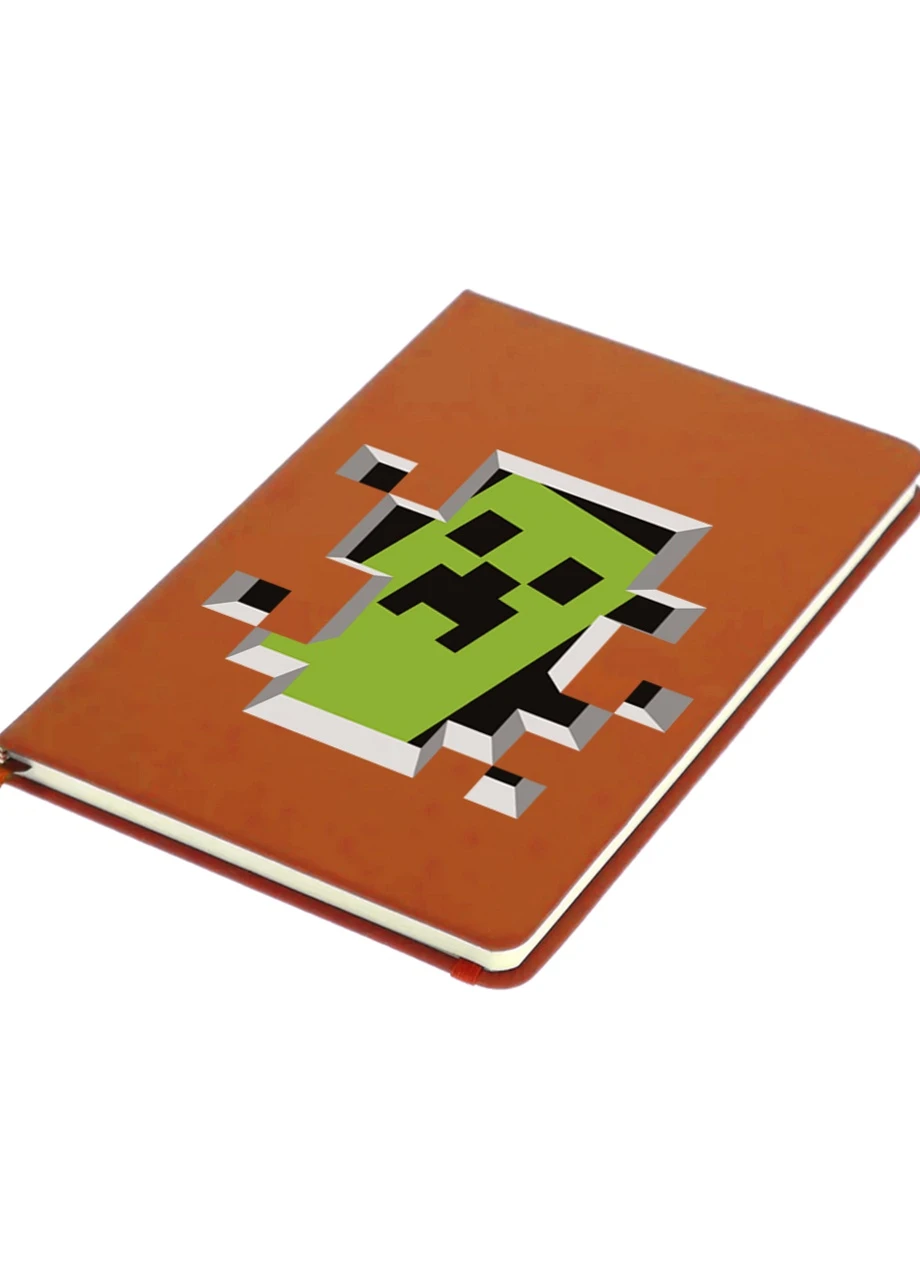 Блокнот А5 Minecraft Оранжевый (92228-1709-OG) MobiPrint (257328241)