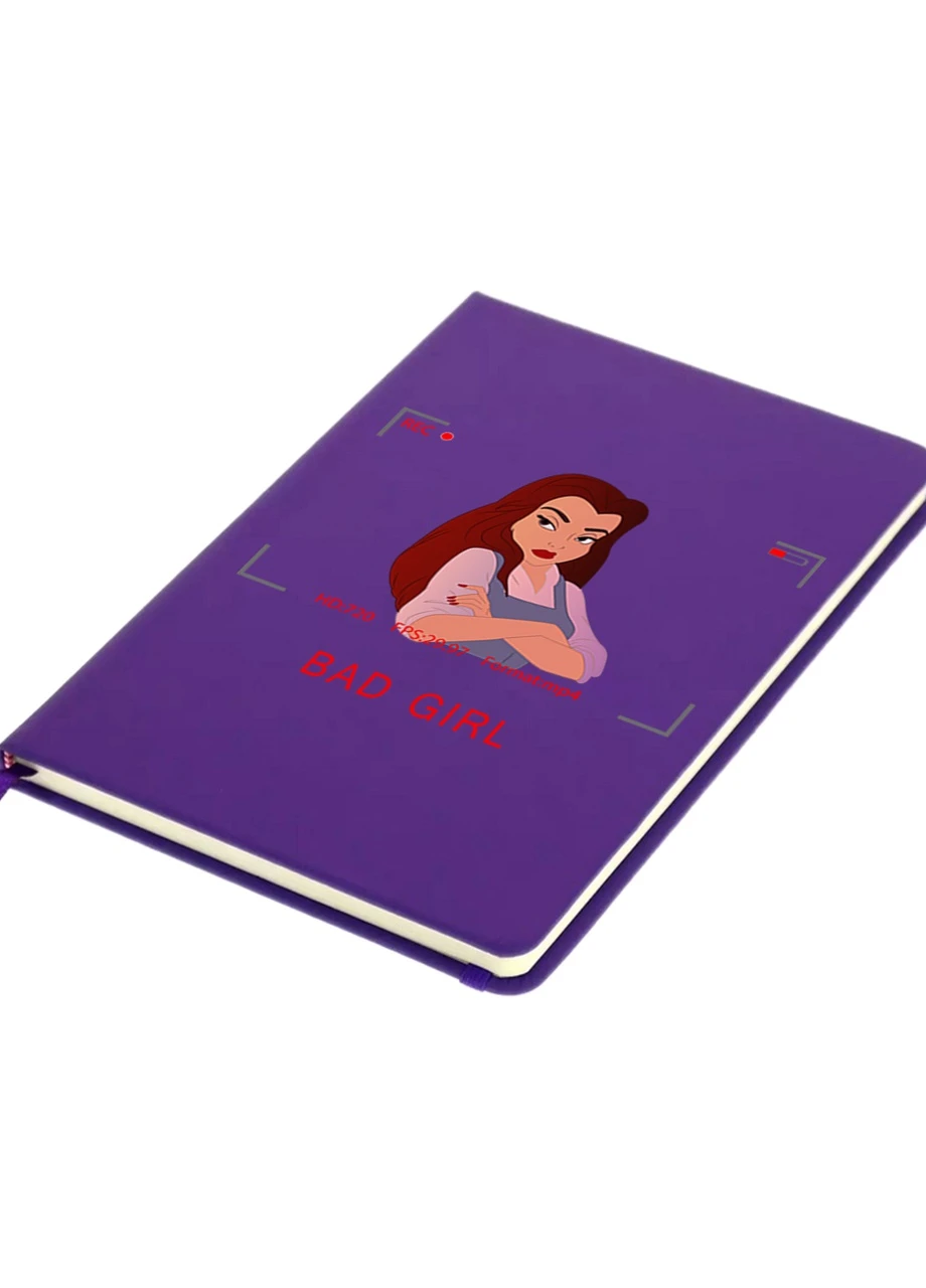 Блокнот А5 Принцеса Белль Фиолетовый (92228-1434-PU) MobiPrint (257322669)