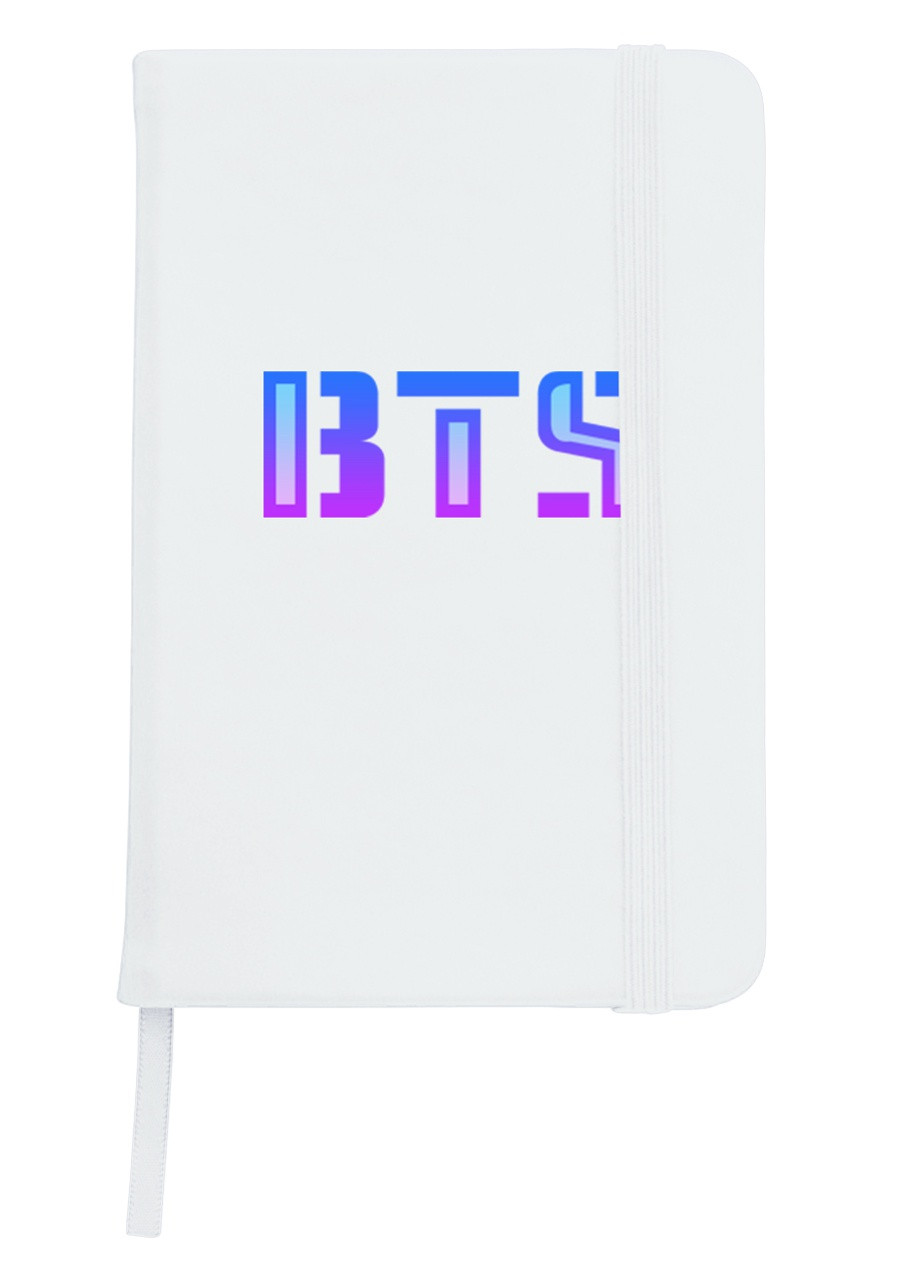Блокнот А5 БТС (BTS) Білий (92228-1131-WT) MobiPrint (257327613)