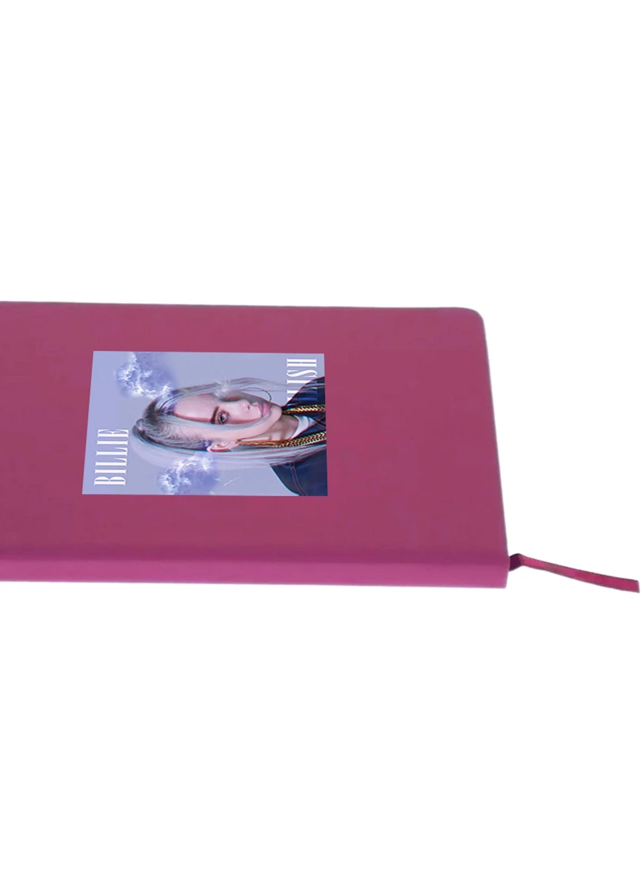 Блокнот А5 Билли Айлиш (Billie Eilish) Малиновый (92228-1603-FU) MobiPrint (257329126)