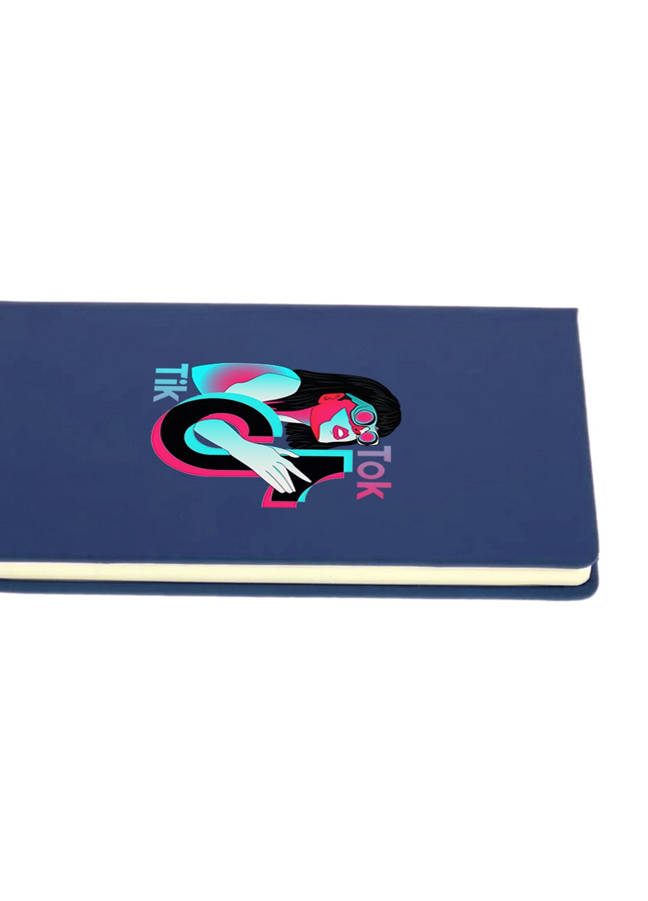 Блокнот А5 Тік Тік (Tik Tok Girl) Темно-синій (92228-1647-NB) MobiPrint (257324692)