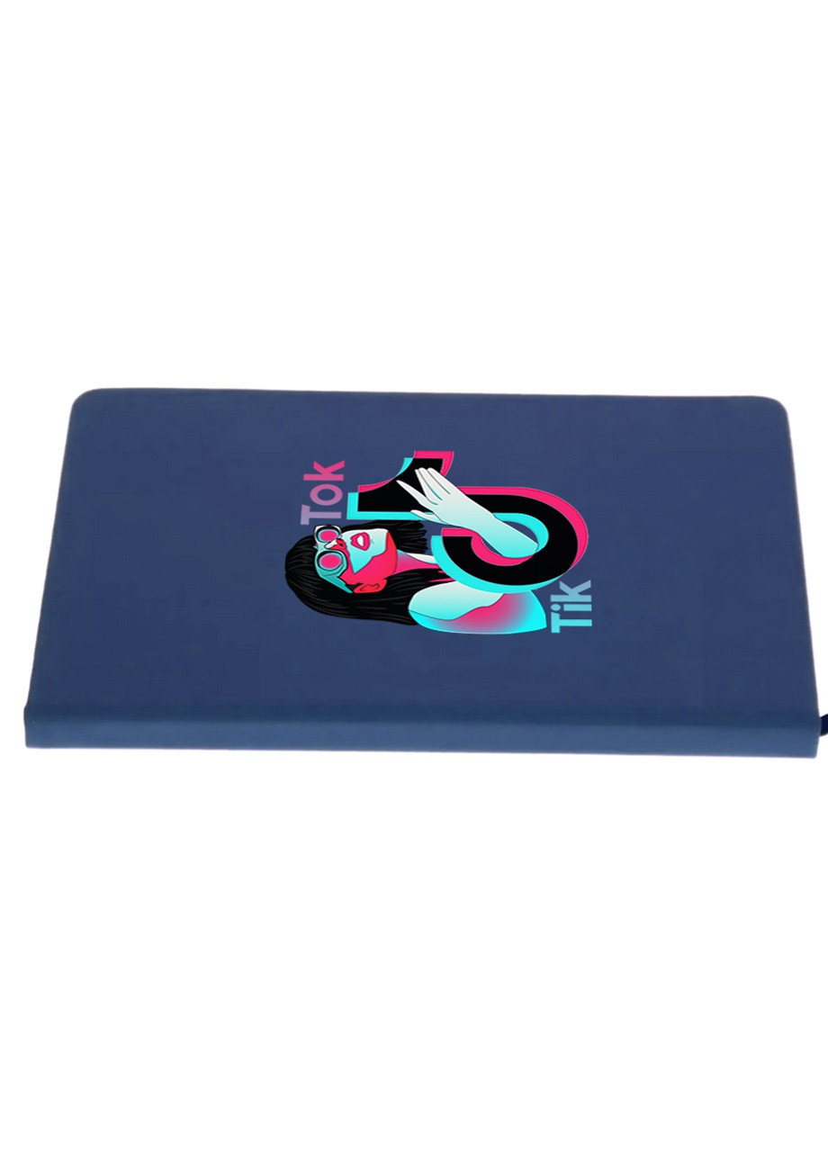 Блокнот А5 Тік Тік (Tik Tok Girl) Темно-синій (92228-1647-NB) MobiPrint (257324692)