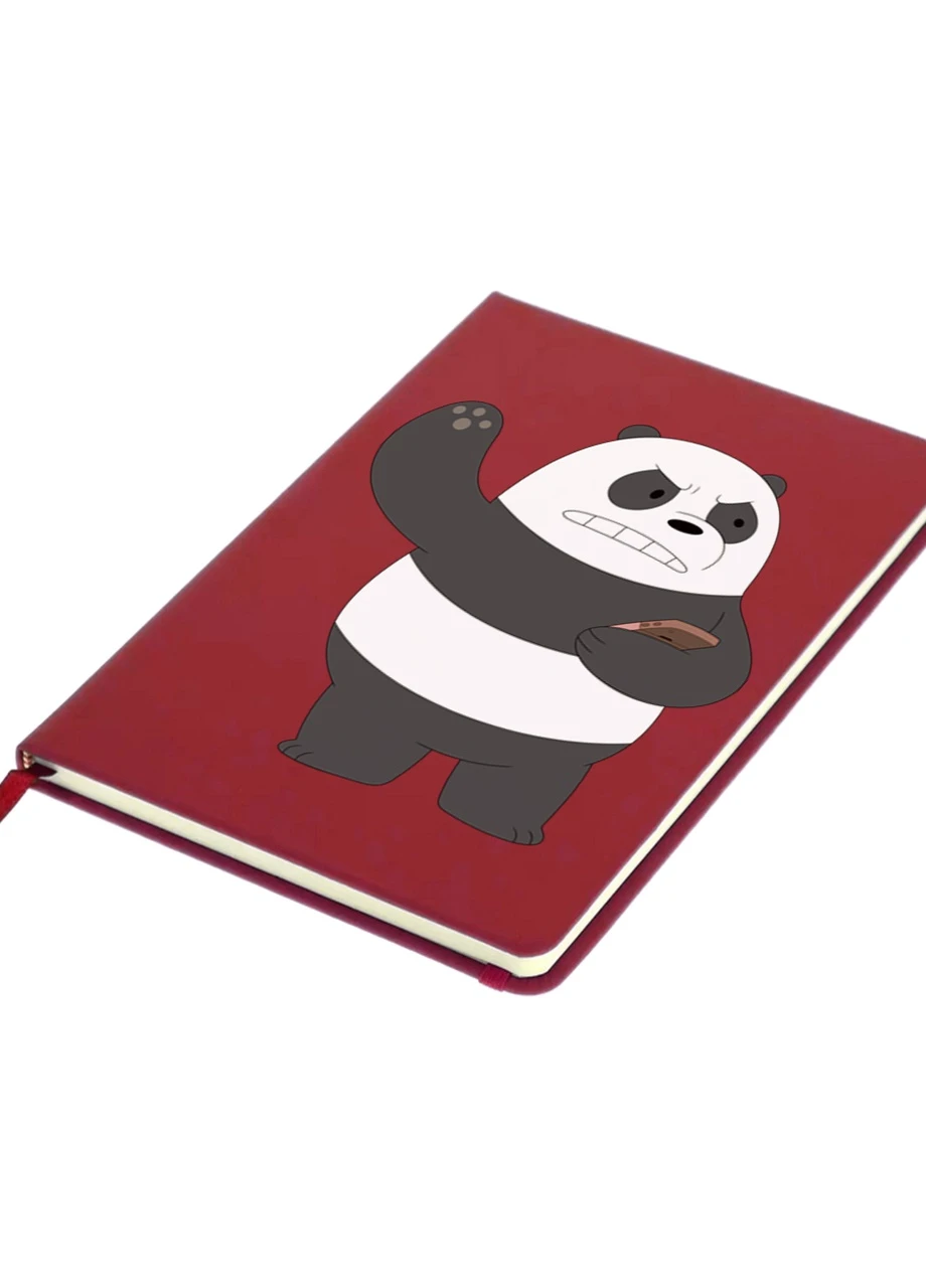Блокнот А5 Панда (Panda) Червоний (92228-1776-RD) MobiPrint (257328770)