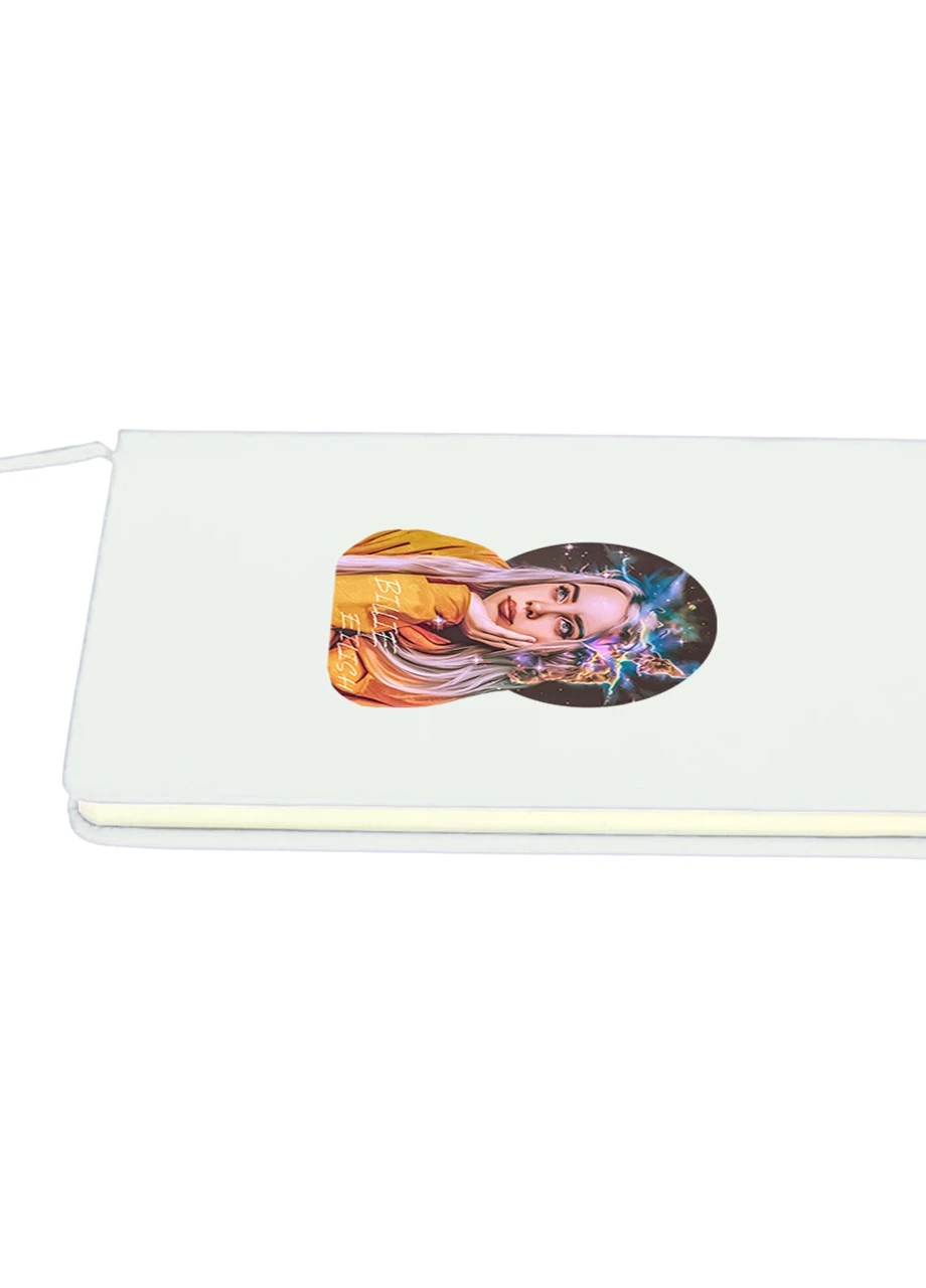 Блокнот А5 Билли Айлиш (Billie Eilish) Белый (92228-1605-WT) MobiPrint (257328116)