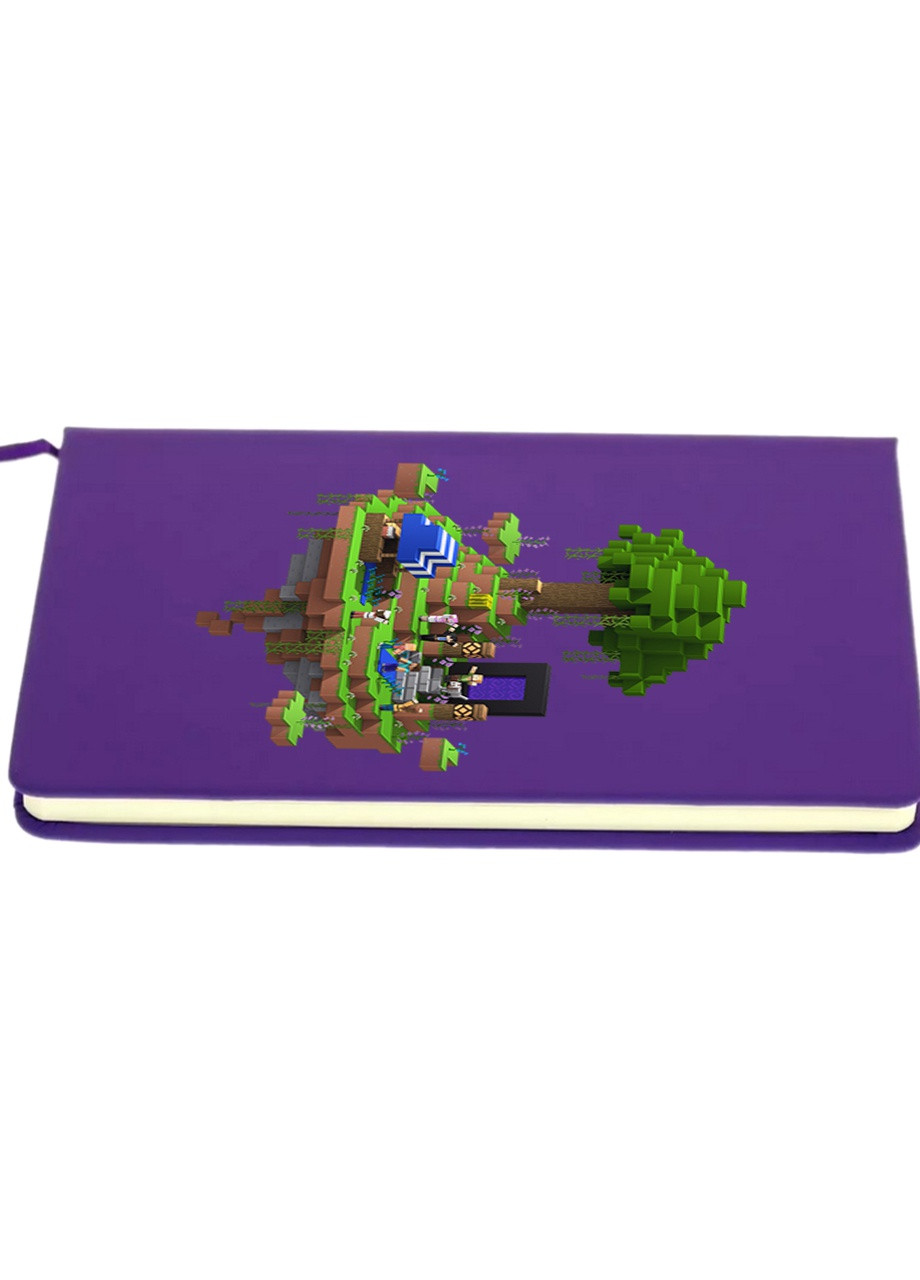 Блокнот А5 Майнкрафт (Minecraft) Фиолетовый (92228-1177-PU) MobiPrint (257329131)