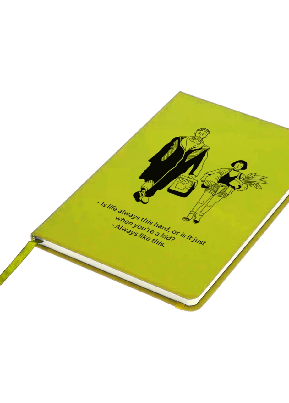 Блокнот А5 Матильда та Леон (Leon) Салатовий (92228-1454-LM) MobiPrint (257326053)