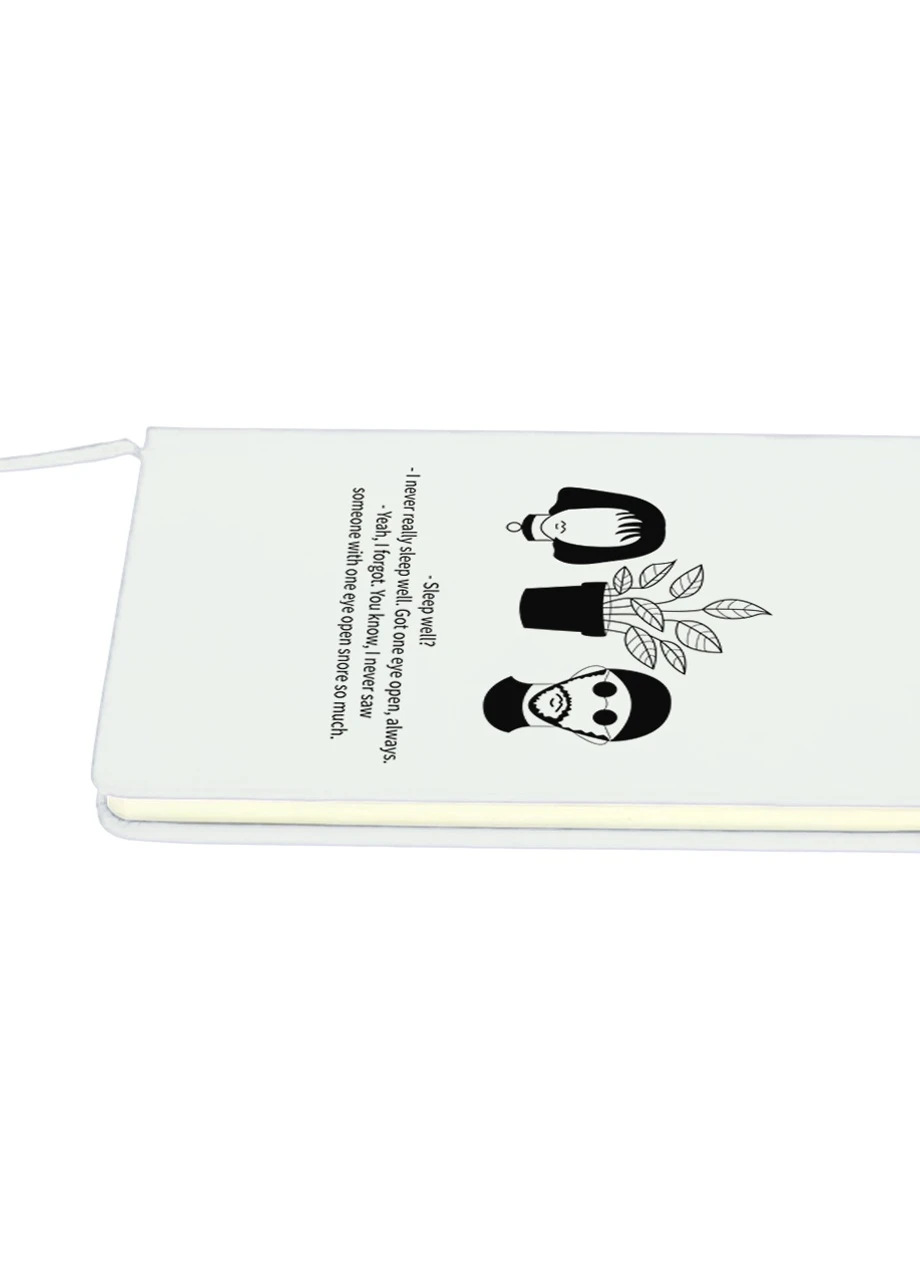 Блокнот А5 Лица Матильды и Леона (Leon) Белый (92228-1453-WT) MobiPrint (257324138)