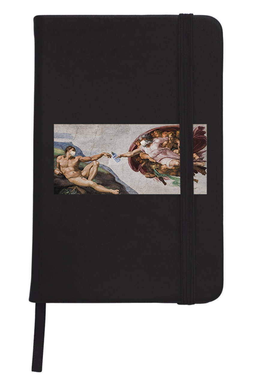 Блокнот А5 Божественний дотик Чорний (92228-1414-BK) MobiPrint (257329003)