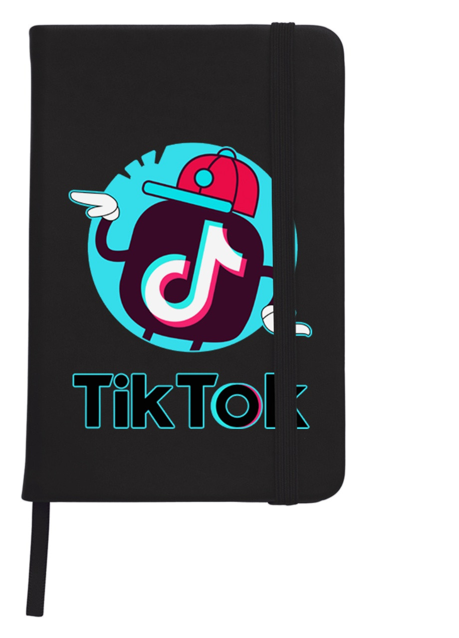 Блокнот А5 Tik Tok Черный (92228-1712-BK) MobiPrint (257321483)