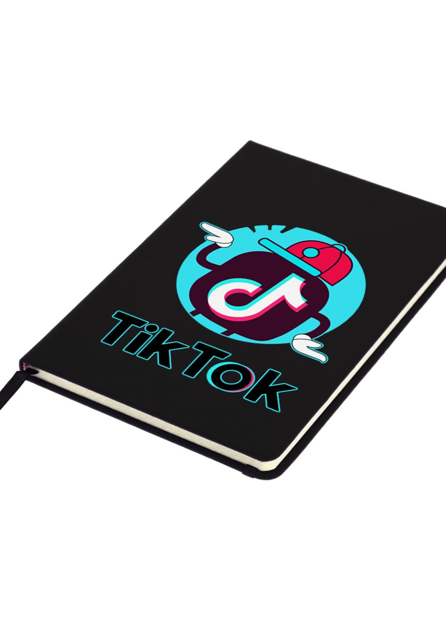 Блокнот А5 Tik Tok Черный (92228-1712-BK) MobiPrint (257321483)