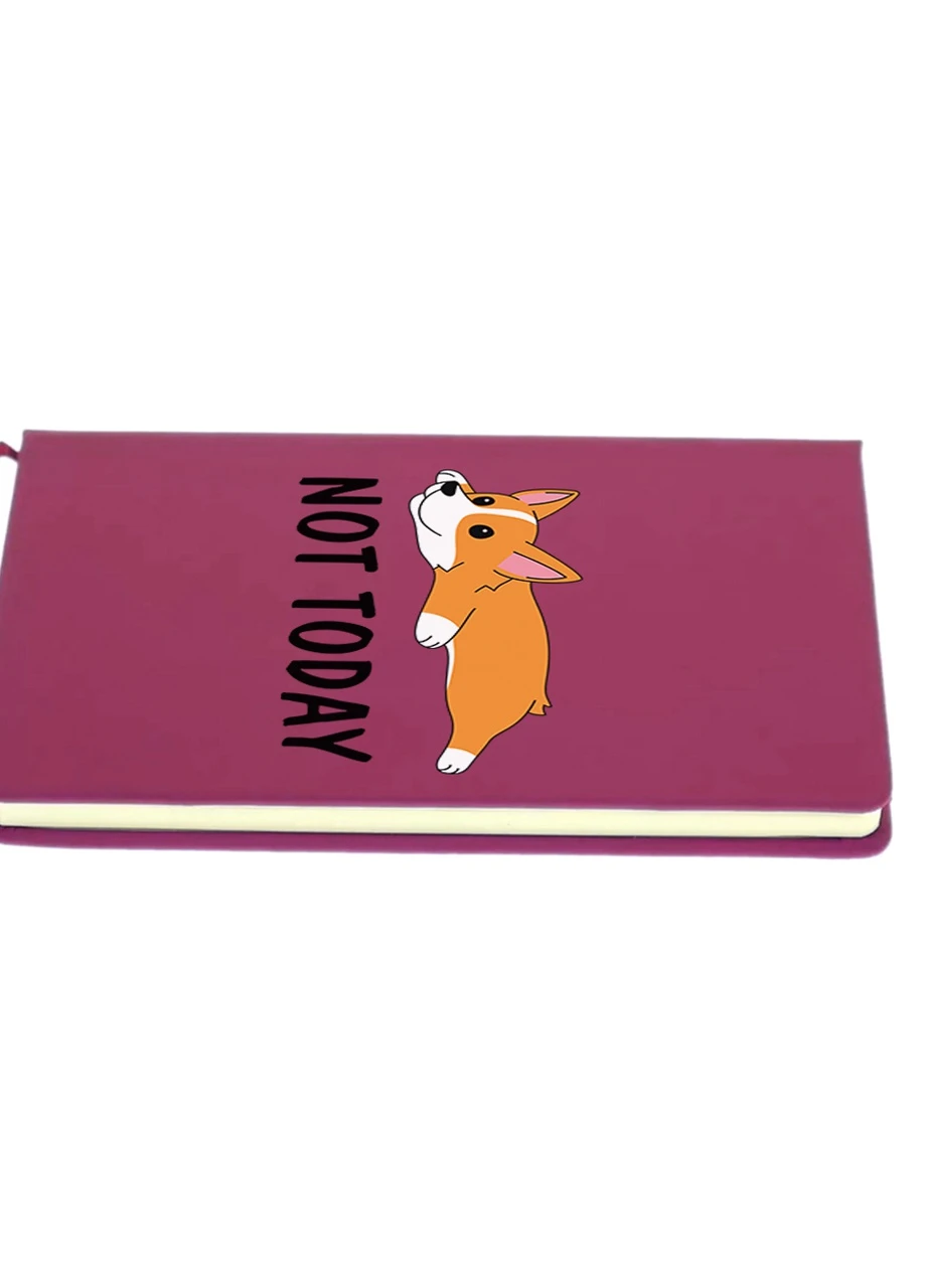 Блокнот А5 Не сьогодні (Not Today) Малиновий (92228-2019-FU) MobiPrint (257326008)