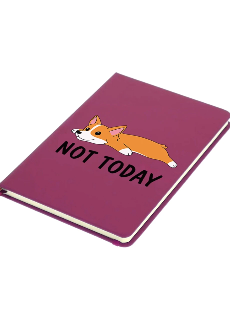 Блокнот А5 Не сьогодні (Not Today) Малиновий (92228-2019-FU) MobiPrint (257326008)