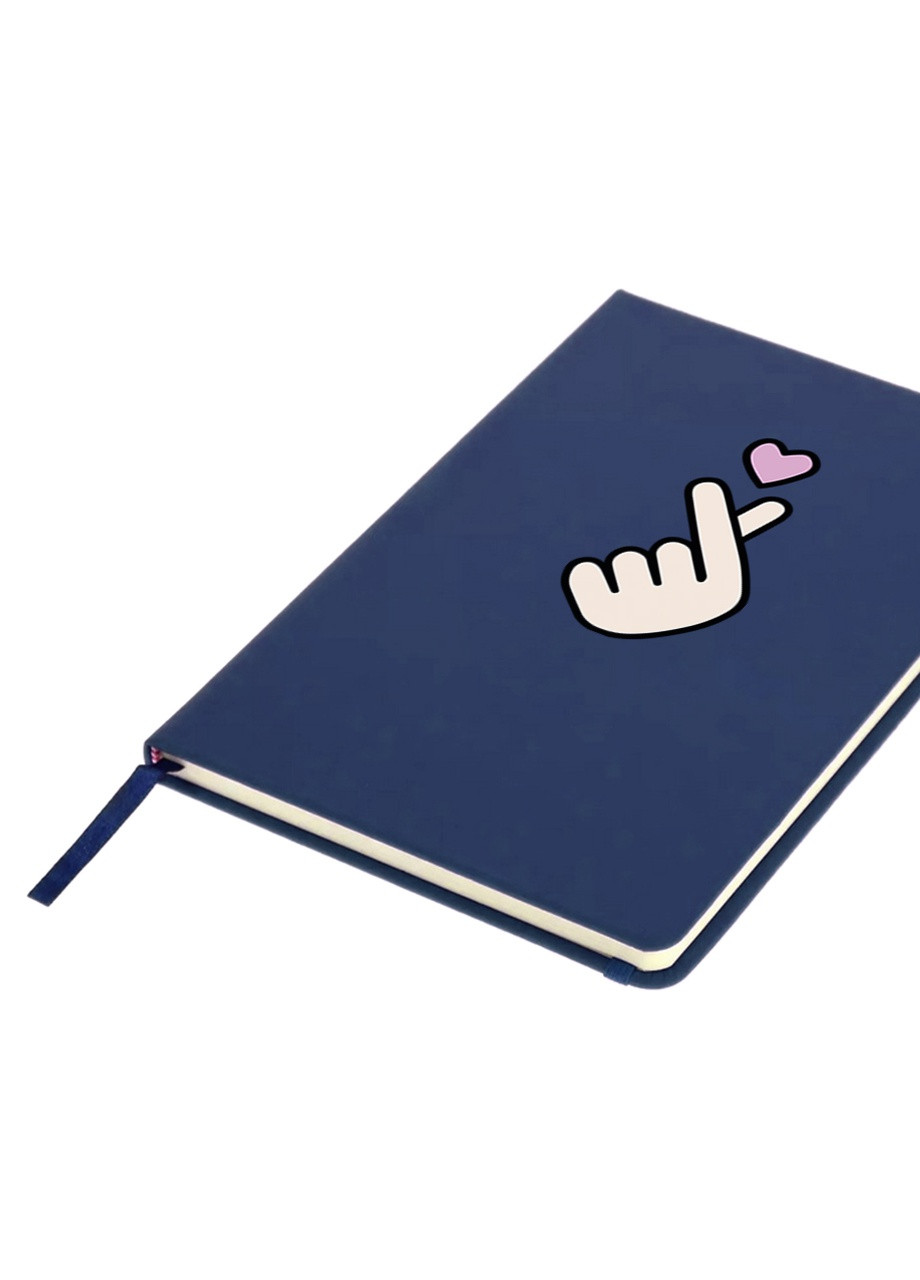 Блокнот А5 БТС (BTS) Темно-синій (92228-1063-NB) MobiPrint (257325751)