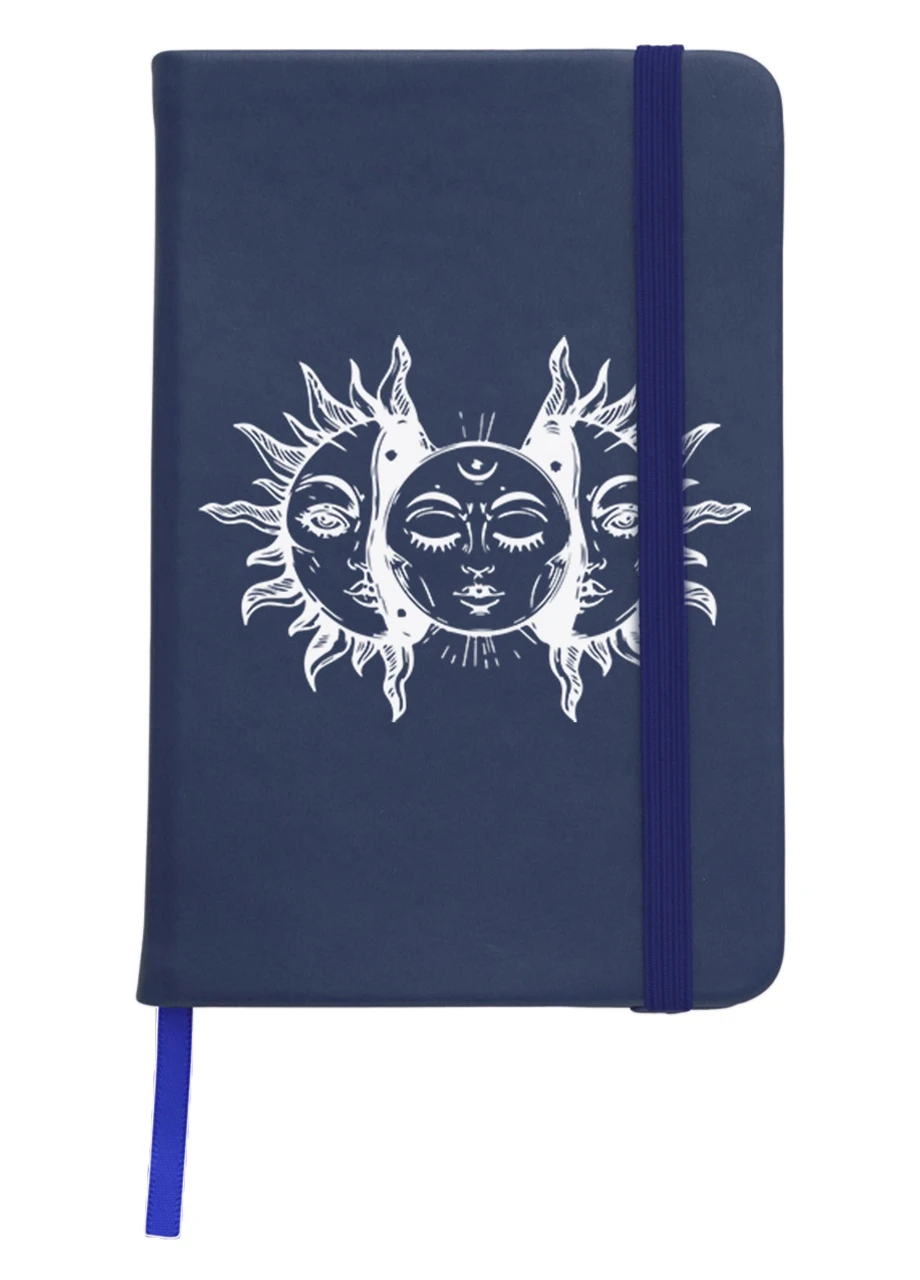 Блокнот А5 Солнце (Sun) Темно-синий (92228-1967-NB) MobiPrint (257321410)