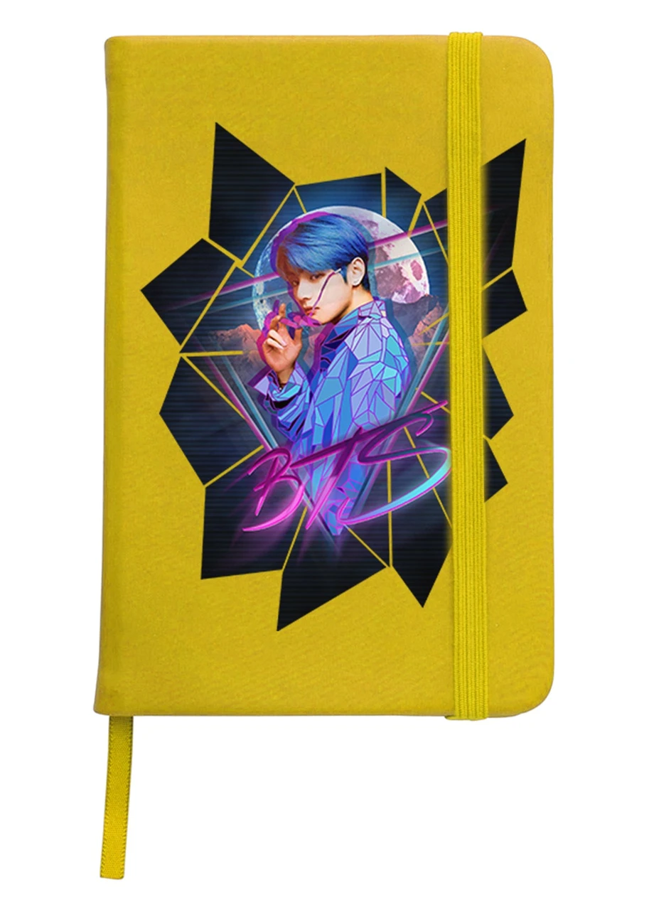 Блокнот А5 БТС (BTS) Желтый (92228-1067-SY) MobiPrint (257328557)