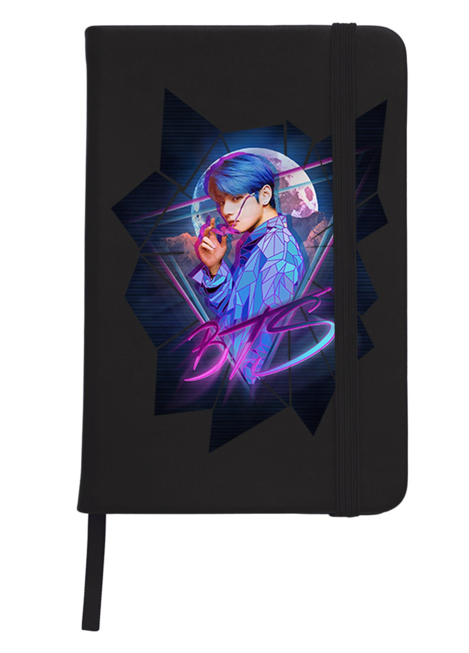 Блокнот А5 БТС (BTS) Чорний (92228-1067-BK) MobiPrint (257324370)